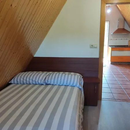 Cabana Con Piscina Baiona Buitenkant foto