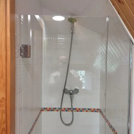 Cabana Con Piscina Baiona Buitenkant foto